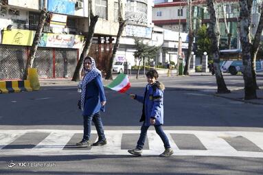 راهپیمایی چهل و پنجمین سالروز پیروزی انقلاب اسلامی در رشت