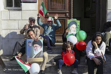 راهپیمایی چهل و پنجمین سالروز پیروزی انقلاب اسلامی در رشت