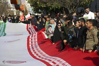 راهپیمایی چهل و پنجمین سالروز پیروزی انقلاب اسلامی در رشت
