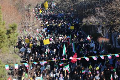 راهپیمایی چهل و پنجمین سالروز پیروزی انقلاب اسلامی در همدان