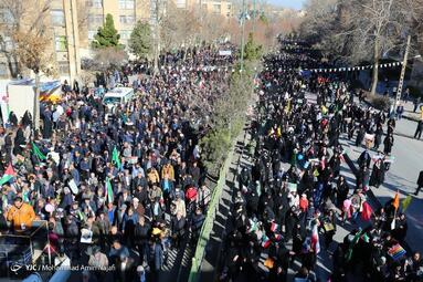 راهپیمایی چهل و پنجمین سالروز پیروزی انقلاب اسلامی در همدان