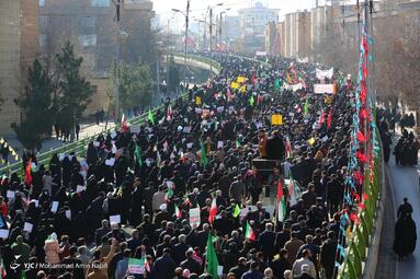 راهپیمایی چهل و پنجمین سالروز پیروزی انقلاب اسلامی در همدان