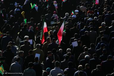 راهپیمایی چهل و پنجمین سالروز پیروزی انقلاب اسلامی در همدان