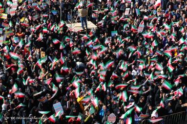 راهپیمایی چهل و پنجمین سالروز پیروزی انقلاب اسلامی در همدان