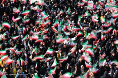 راهپیمایی چهل و پنجمین سالروز پیروزی انقلاب اسلامی در همدان