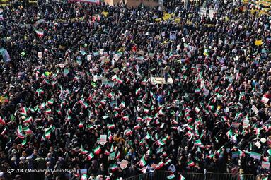 راهپیمایی چهل و پنجمین سالروز پیروزی انقلاب اسلامی در همدان
