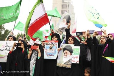 راهپیمایی چهل و پنجمین سالروز پیروزی انقلاب اسلامی در اهواز