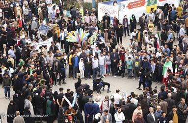 راهپیمایی چهل و پنجمین سالروز پیروزی انقلاب اسلامی در اهواز