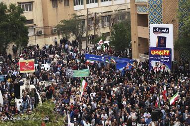 راهپیمایی چهل و پنجمین سالروز پیروزی انقلاب اسلامی در اهواز