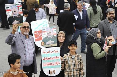 راهپیمایی چهل و پنجمین سالروز پیروزی انقلاب اسلامی در اهواز