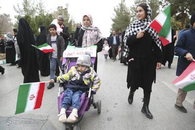 راهپیمایی چهل و پنجمین سالروز پیروزی انقلاب اسلامی در کرمان