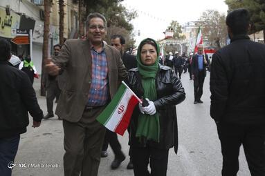 راهپیمایی چهل و پنجمین سالروز پیروزی انقلاب اسلامی در کرمان