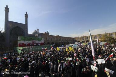 راهپیمایی چهل و پنجمین سالروز پیروزی انقلاب اسلامی در اصفهان
