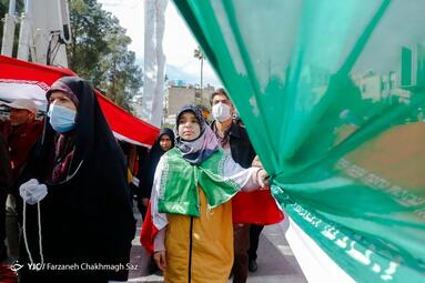 راهپیمایی چهل و پنجمین سالروز پیروزی انقلاب اسلامی در شیراز