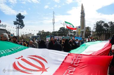 راهپیمایی چهل و پنجمین سالروز پیروزی انقلاب اسلامی در شیراز