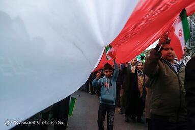 راهپیمایی چهل و پنجمین سالروز پیروزی انقلاب اسلامی در شیراز