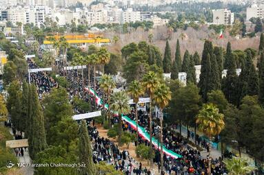راهپیمایی چهل و پنجمین سالروز پیروزی انقلاب اسلامی در شیراز