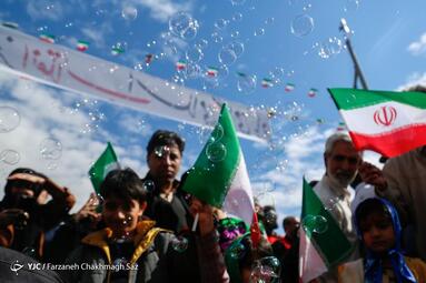 راهپیمایی چهل و پنجمین سالروز پیروزی انقلاب اسلامی در شیراز