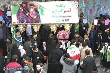 راهپیمایی چهل و پنجمین سالروز پیروزی انقلاب اسلامی در مشهد