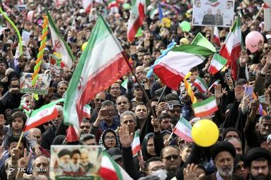 راهپیمایی چهل و پنجمین سالروز پیروزی انقلاب اسلامی در مشهد