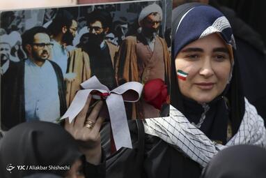 راهپیمایی چهل و پنجمین سالروز پیروزی انقلاب اسلامی در مشهد