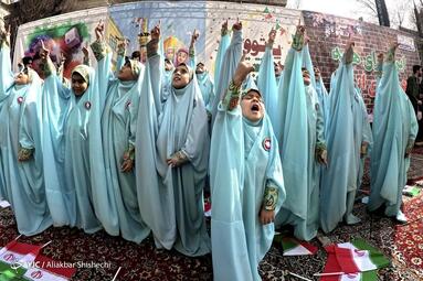 راهپیمایی چهل و پنجمین سالروز پیروزی انقلاب اسلامی در مشهد
