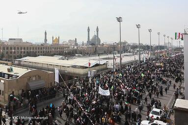 راهپیمایی چهل و پنجمین سالروز پیروزی انقلاب اسلامی در قم