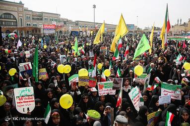 راهپیمایی چهل و پنجمین سالروز پیروزی انقلاب اسلامی در قم