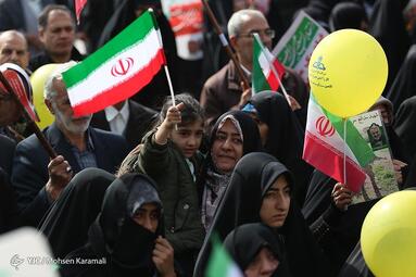 راهپیمایی چهل و پنجمین سالروز پیروزی انقلاب اسلامی در قم