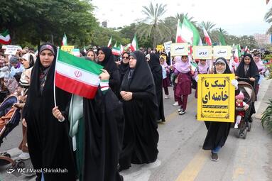 راهپیمایی چهل و پنجمین سالروز پیروزی انقلاب اسلامی در کیش