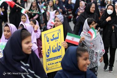 راهپیمایی چهل و پنجمین سالروز پیروزی انقلاب اسلامی در کیش