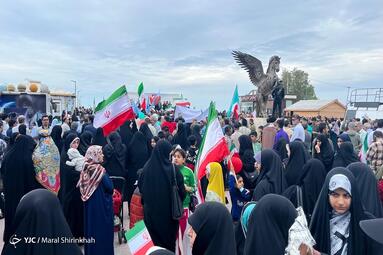راهپیمایی چهل و پنجمین سالروز پیروزی انقلاب اسلامی در کیش