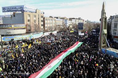 راهپیمایی چهل و پنجمین سالروز پیروزی انقلاب اسلامی در تبریز