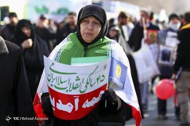 راهپیمایی چهل و پنجمین سالروز پیروزی انقلاب اسلامی در تبریز