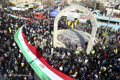 راهپیمایی چهل و پنجمین سالروز پیروزی انقلاب اسلامی در تبریز
