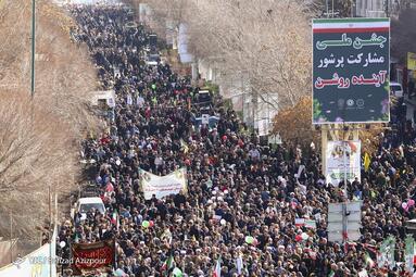 راهپیمایی چهل و پنجمین سالروز پیروزی انقلاب اسلامی در تبریز