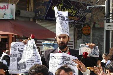 راهپیمایی چهل و پنجمین سالروز پیروزی انقلاب اسلامی در زنجان
