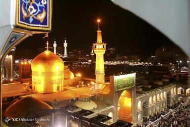 آیین نقاره‌زنی حرم رضوی به مناسبت شب میلاد امام سجاد (ع)