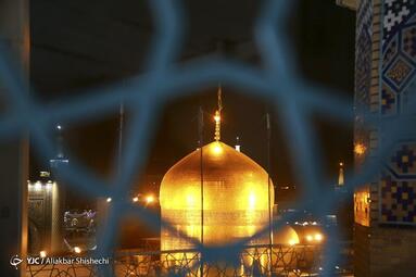 آیین نقاره‌زنی حرم رضوی به مناسبت شب میلاد امام سجاد (ع)