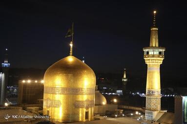 آیین نقاره‌زنی حرم رضوی به مناسبت شب میلاد امام سجاد (ع)