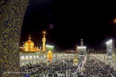 آیین نقاره‌زنی حرم رضوی به مناسبت شب میلاد امام سجاد (ع)
