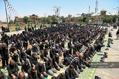 نماز ظهر عاشورا در همدان