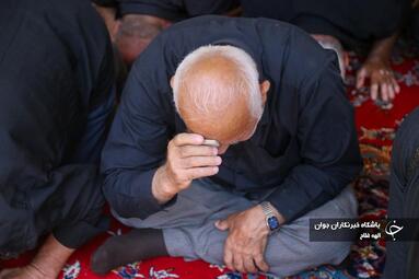 اقامه نماز ظهر روز عاشورا در روستای گنجه رودبار استان گیلان