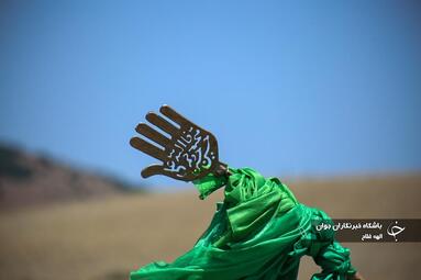 مراسم عزاداری روز عاشورای حسینی در روستای گنجه رودبار گیلان