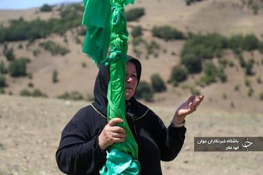 مراسم عزاداری روز عاشورای حسینی در روستای گنجه رودبار گیلان