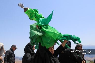 مراسم عزاداری روز عاشورای حسینی در روستای گنجه رودبار گیلان