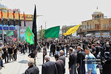 مراسم عزاداری روز عاشورا همدان