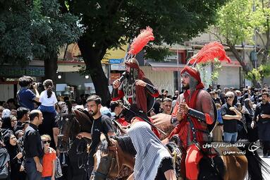 مراسم عزاداری روز عاشورا همدان