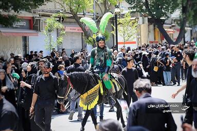 مراسم عزاداری روز عاشورا همدان
