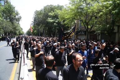 مراسم عزاداری روز عاشورا در تبریز